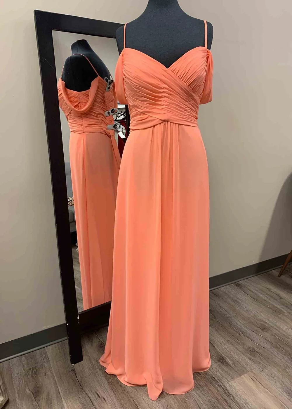 maxi evening dress with split Simple Burgundy Off-the-shoulder Split Long Prom Dresses Evening Dresses main image 0
