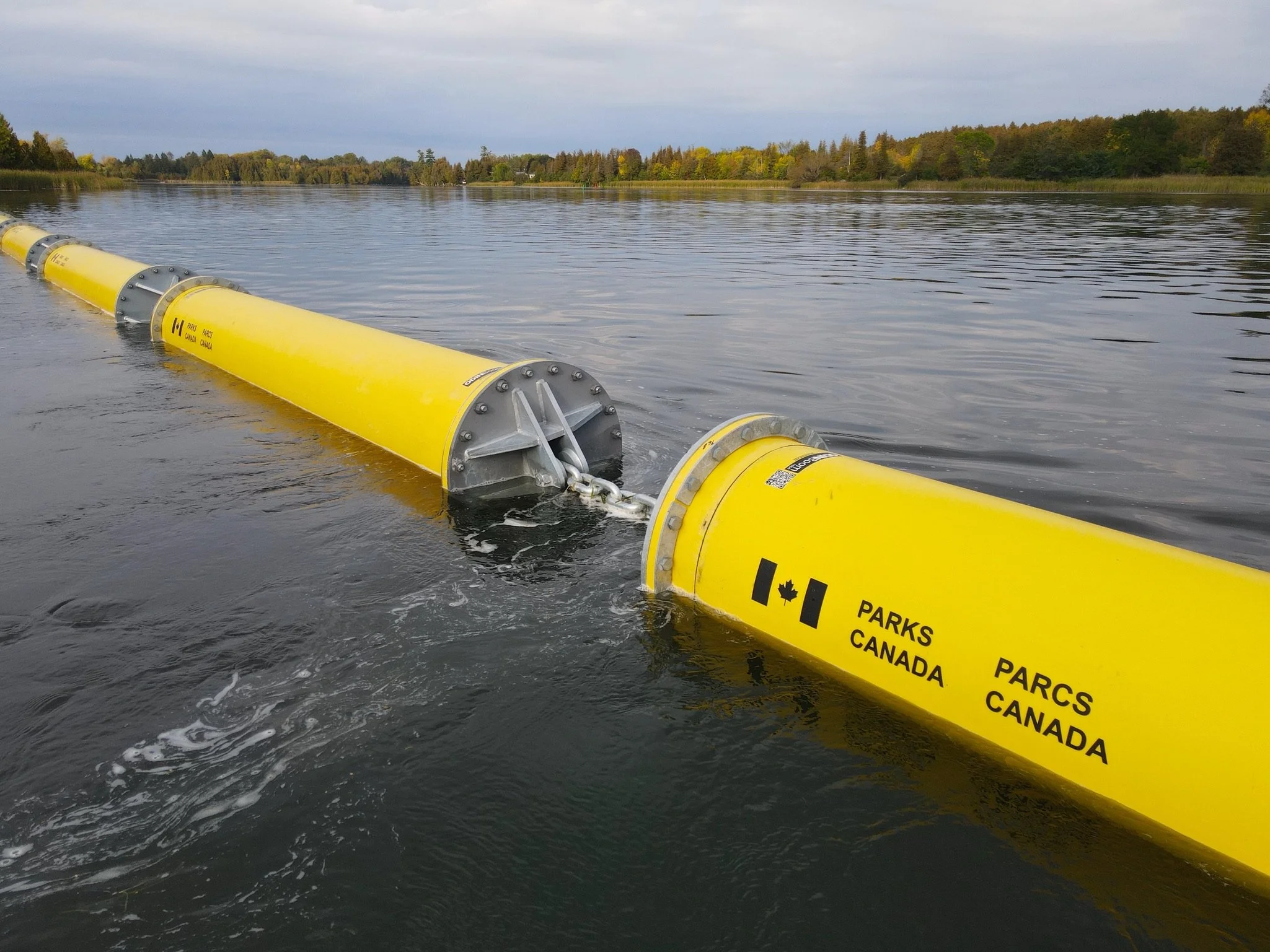 Dam Booms for Boat Safety Worthington Waterway Barriers — Worthington