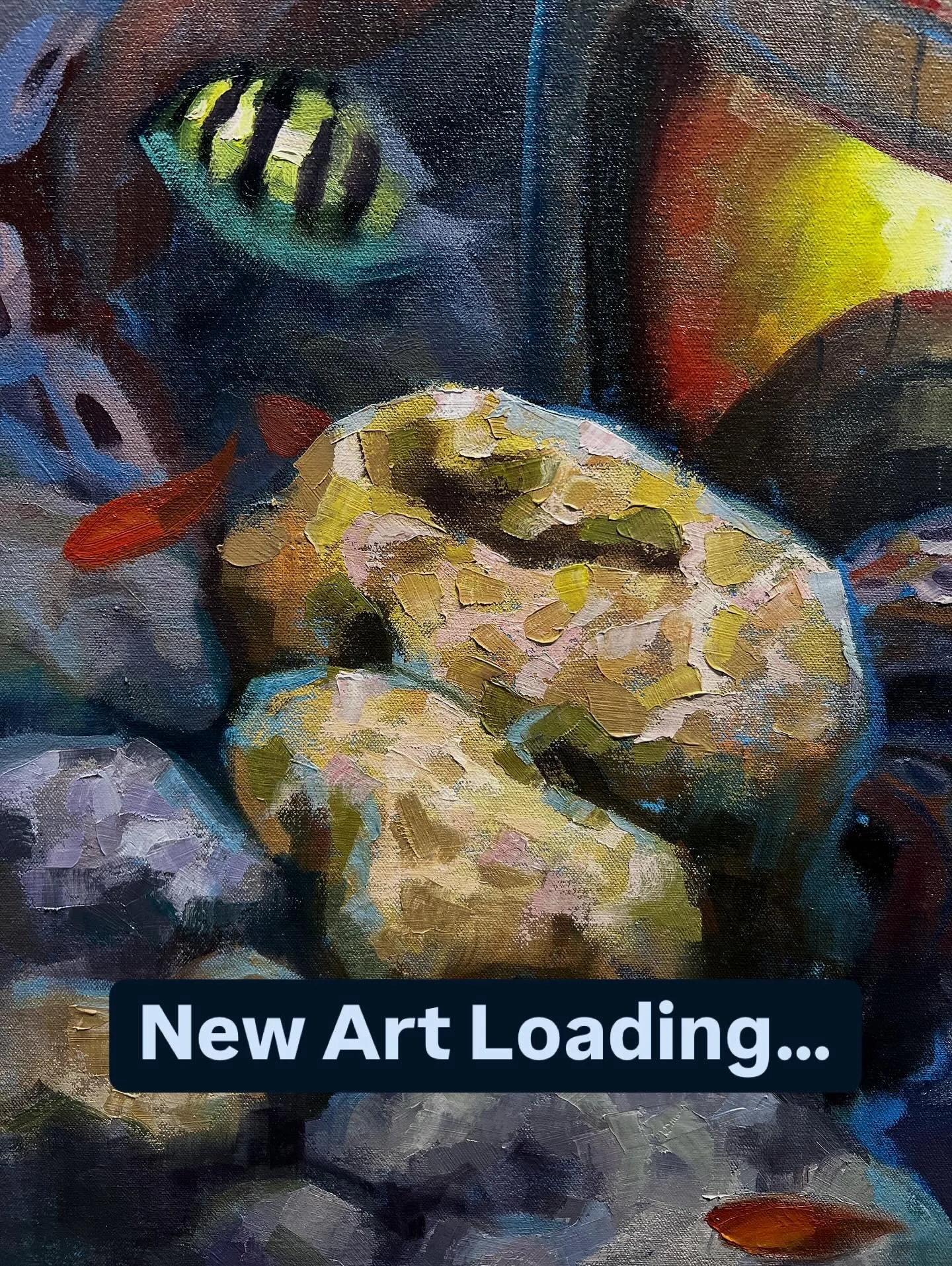 ✨ Something new is surfacing&hellip; 🌊🍹

I&rsquo;ve been quietly working on a special painting for @darkharbourbar &ndash; A Tiki Bar in Long Beach, WA, and it&rsquo;s a different twist on what I usually do. Think an underwater world colliding with