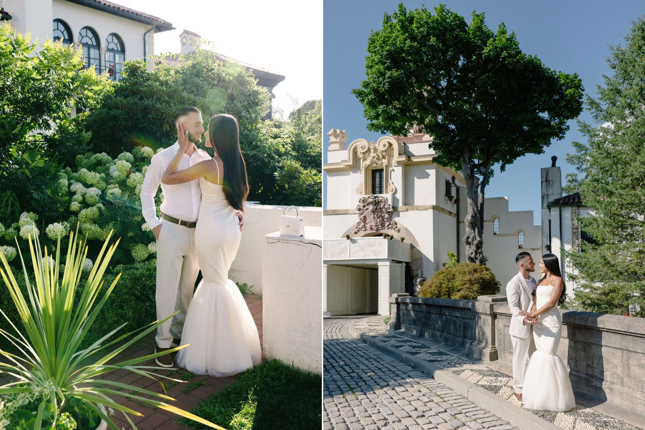 Vanderbilt Museum Engagement Photoshoot in Long Island, New York