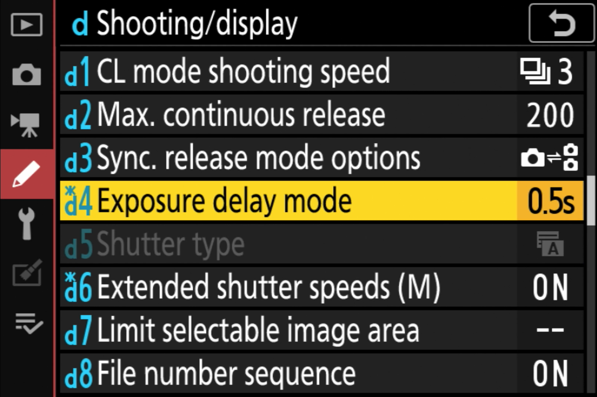 尼康相机的快门延迟功能