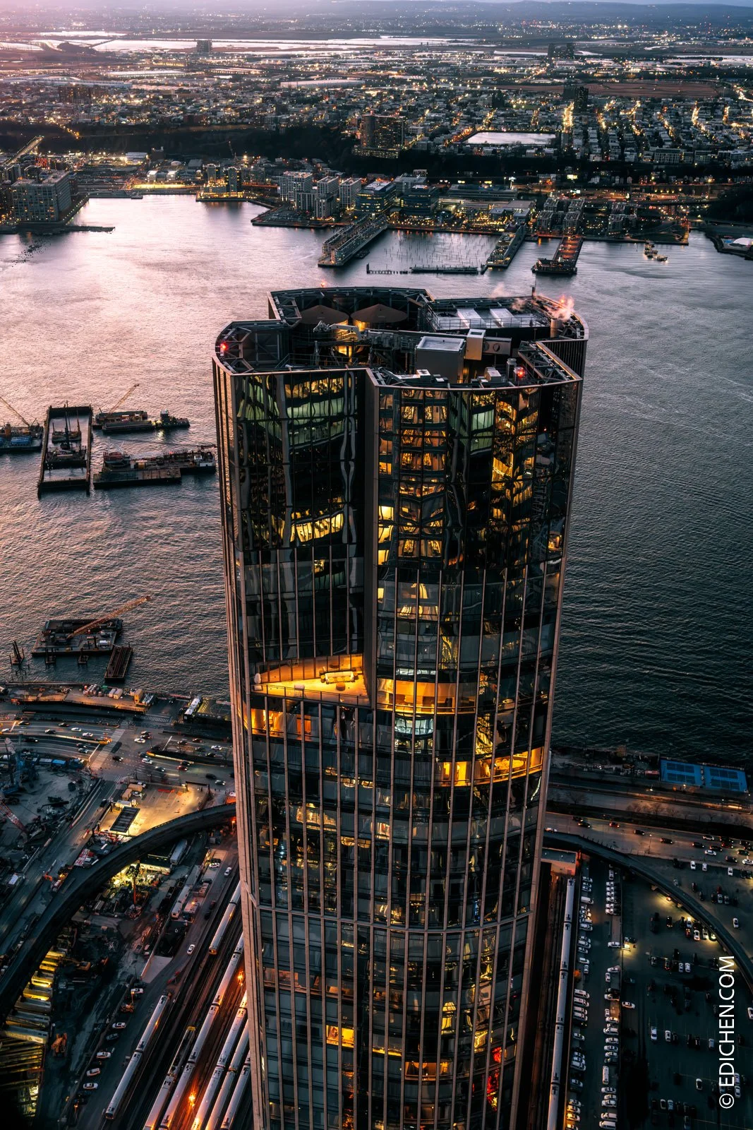 纽约哈德逊广场The Edge观景台旅行摄影攻略