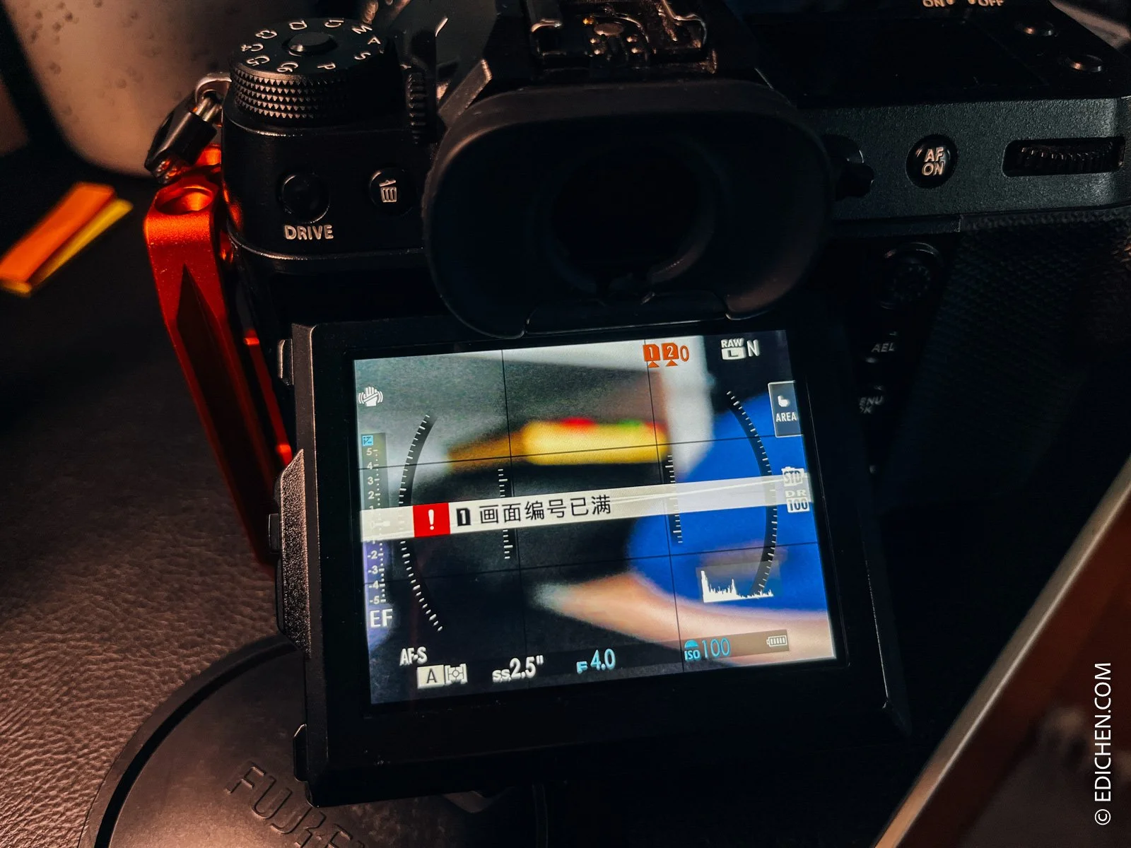 富士相机问题解决：画面编号已满