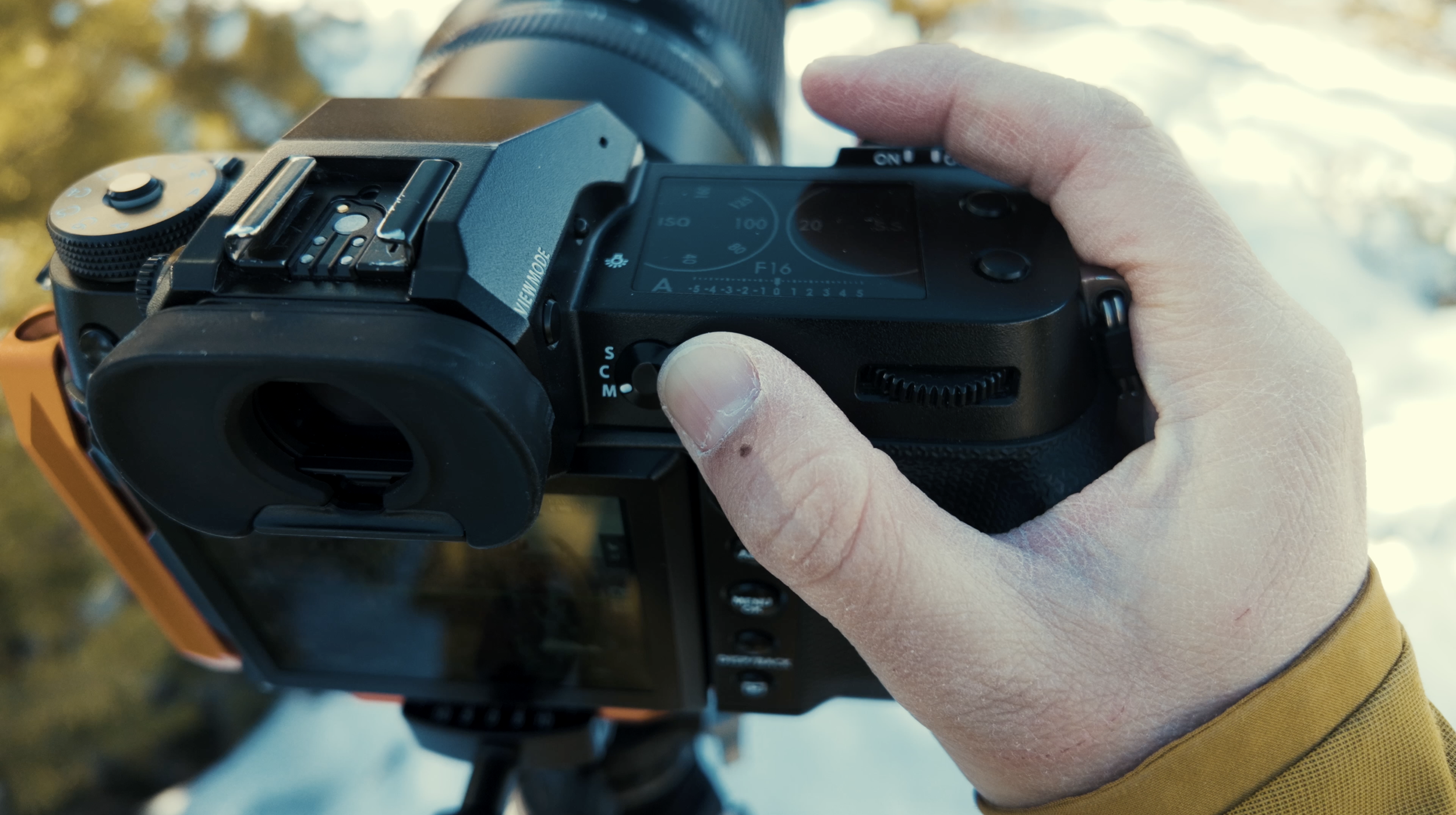 富士相机拍摄长曝光的操作方法