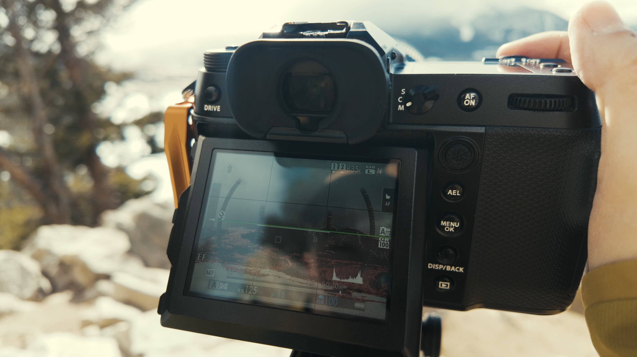 富士相机拍摄长曝光的操作方法