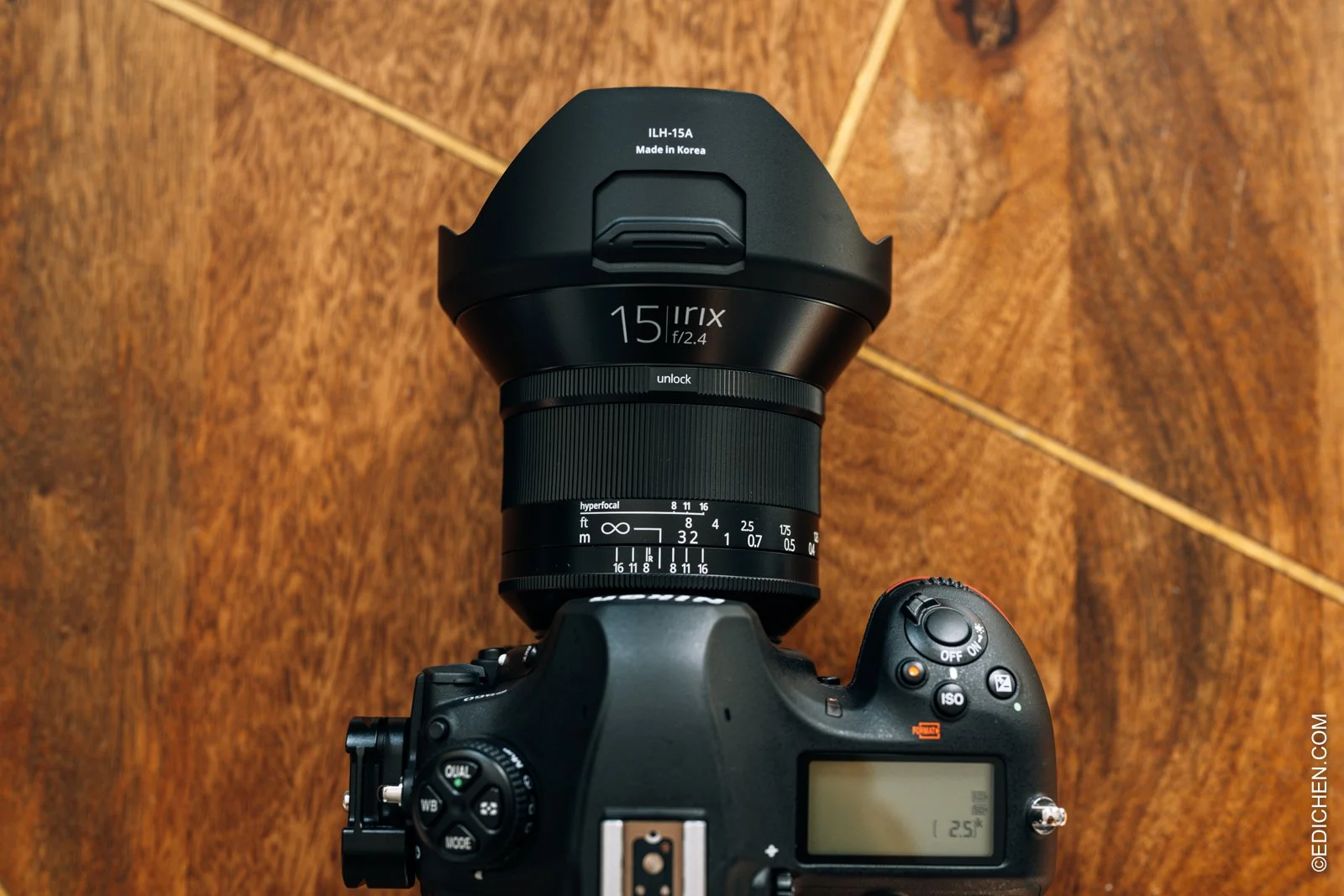 号称零畸变的F卡口超广角镜头-IRIX 15mm f/2.4 Blackstone