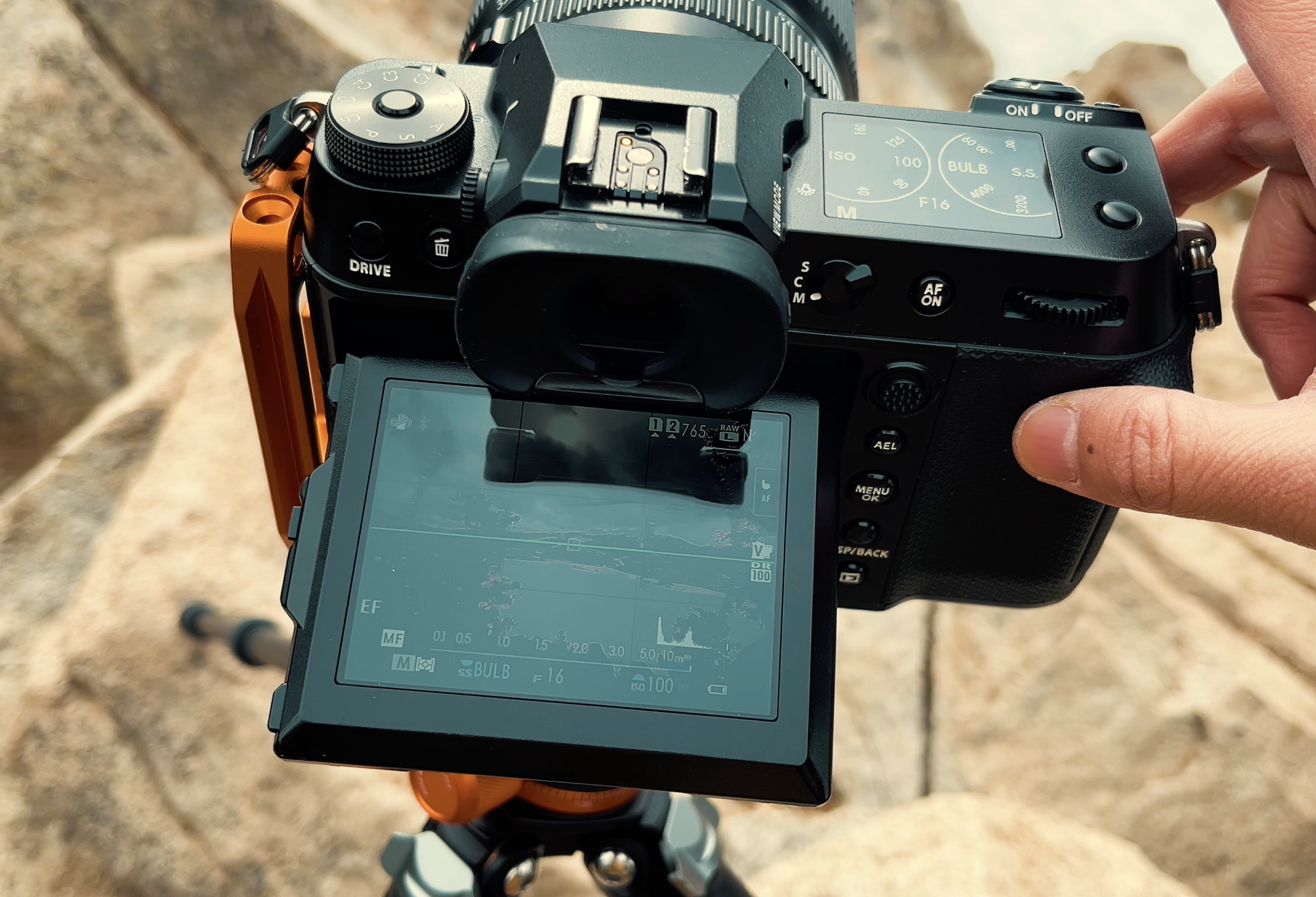 富士相机拍摄长曝光的操作方法