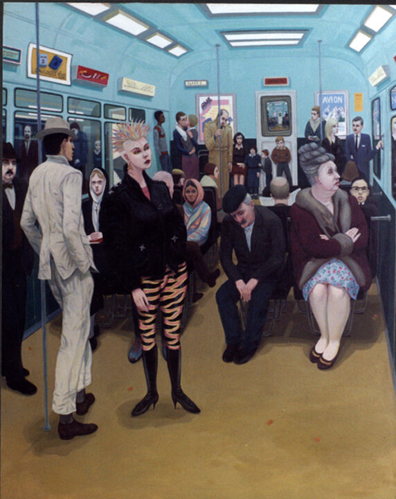Paris Metro / painting