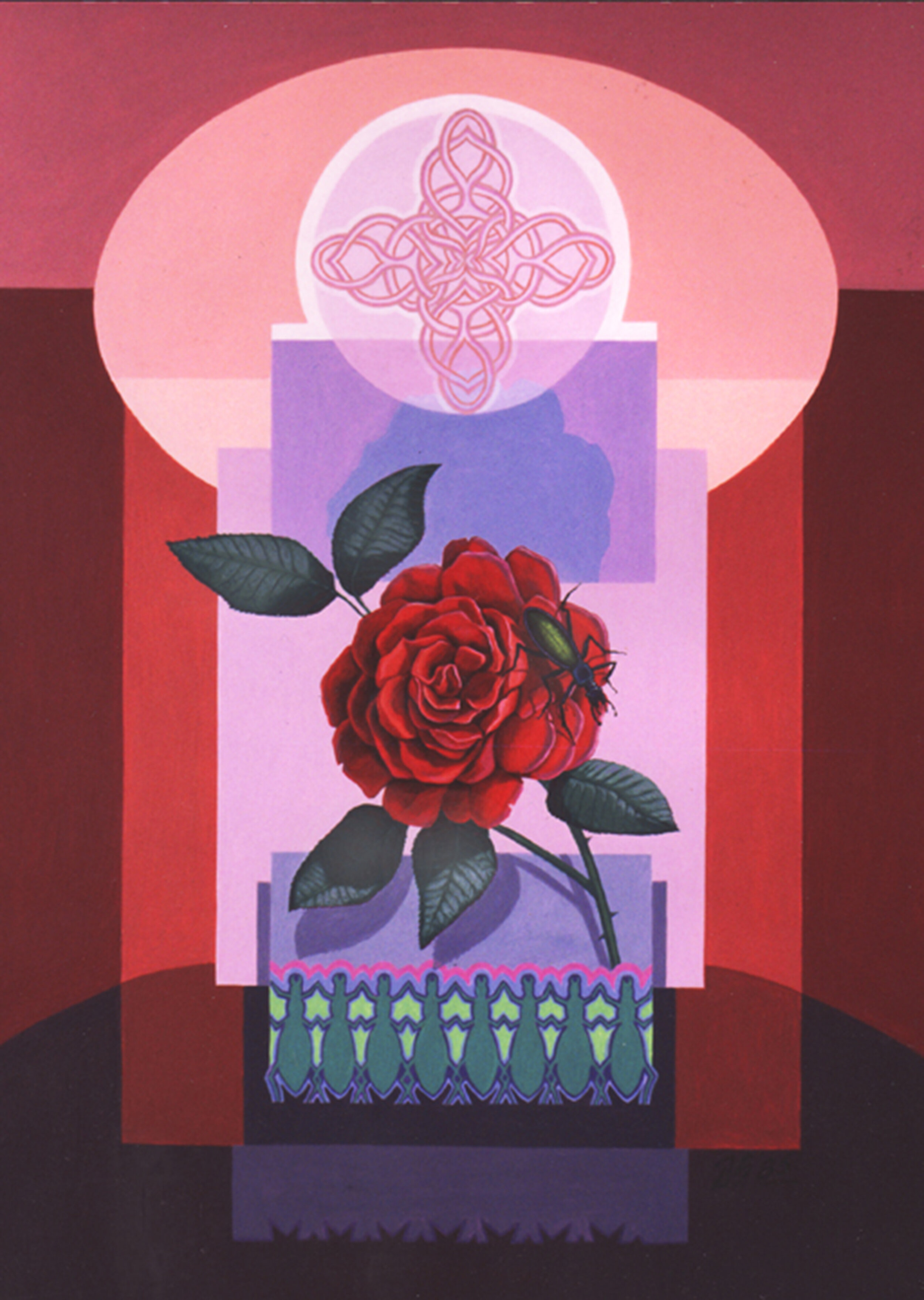 Rose with Celtic Knot
