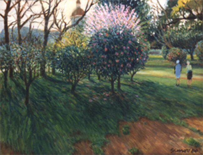 Capital Park / Oil painting