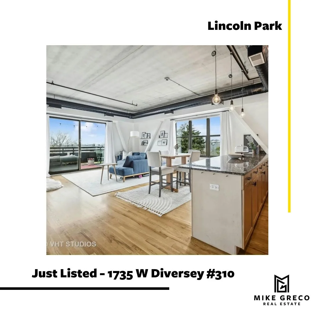 📍1735 W Diversey #310
🛏️ 2 Beds 
🛁 2 Baths
🚗 1 secure exterior parking included
🐶 Pet friendly, private outdoor dog park 
💰 Listed at $445k

Listing link in bio

Charming and elegant 2 bed 2 bath corner unit with parking included. This Lincoln 