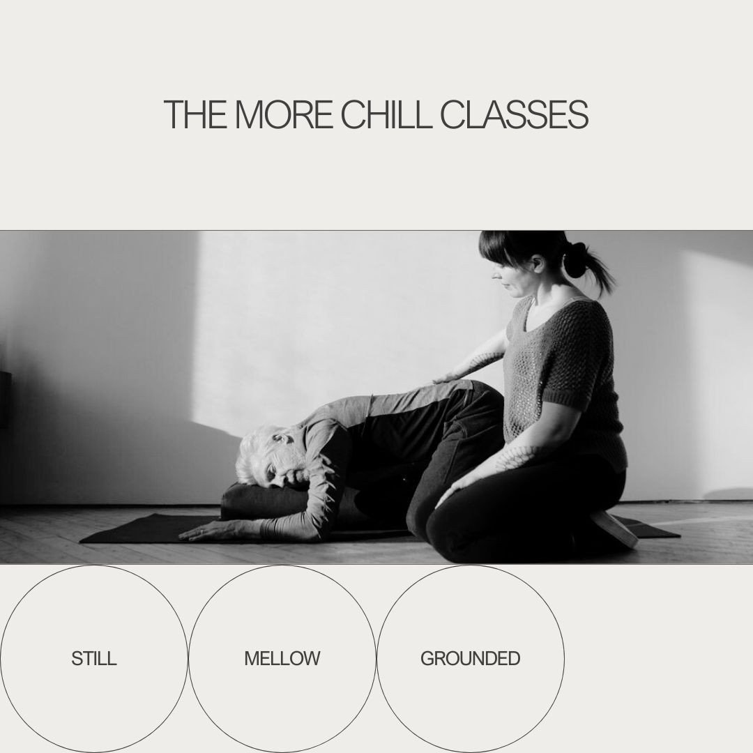Why the chill classes?&rdquo; 🕊️⁠
⁠
People always ask me why we offer classes like MELLOW, GROUNDED, and STILL. Aren&rsquo;t they &ldquo;too slow&rdquo;? Here&rsquo;s the thing&mdash;these are the classes that change everything.⁠
⁠
In a world that&r