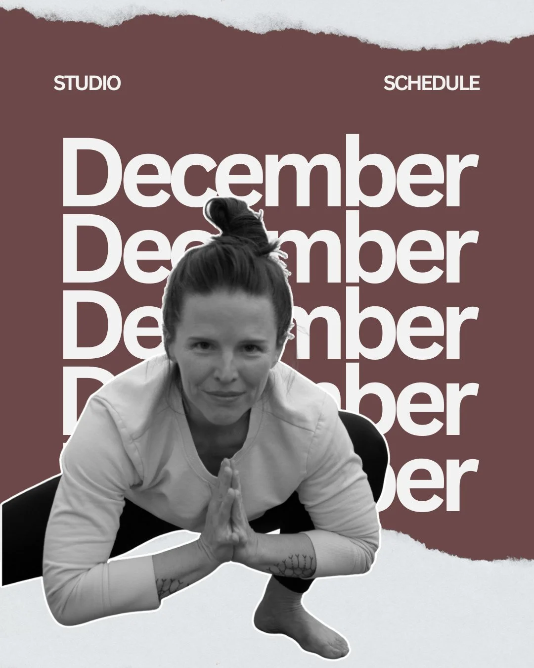 Let&rsquo;s be honest: December is a lot.⁠
Not because of the holidays,⁠
because we haven&rsquo;t stopped since October.⁠
⁠
This schedule is your counter-move.⁠
A little regulation.⁠
A little community.⁠
A little space where no one needs anything fro