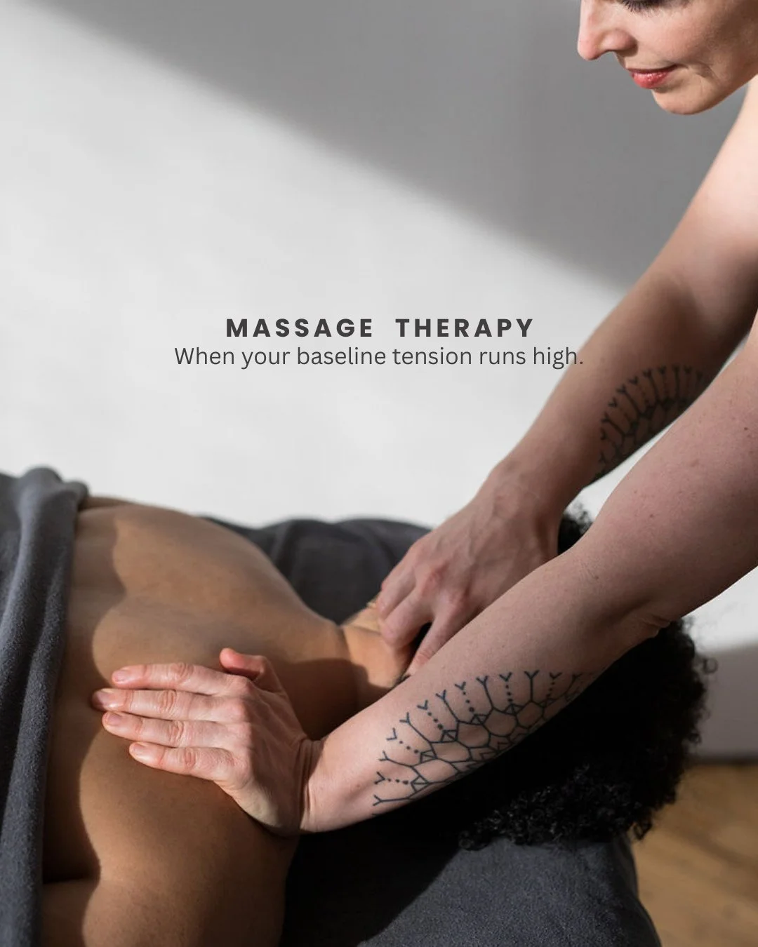 Most people don&rsquo;t walk around saying, &ldquo;I&rsquo;m tense.&rdquo;⁠
⁠
They say they&rsquo;re tired. Busy. Fine.⁠
⁠
But their jaw aches by the end of the day.⁠
Their shoulders hover near their ears.⁠
They can&rsquo;t quite take a full breath.⁠