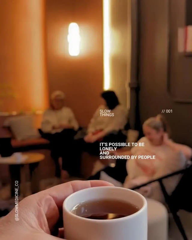 One of the things I've noticed over the years is that people rarely come looking for community.⁠
⁠
They come for yoga. A massage. Therapy. A retreat.⁠
⁠
But often what keeps them coming back is something else.⁠
⁠
A familiar face. A conversation after