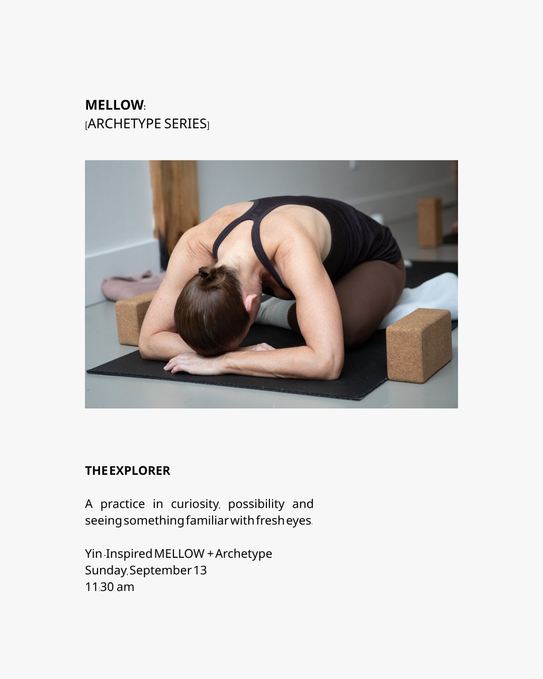 The next MELLOW: Archetype is The Explorer.⁠
⁠
Not necessarily the kind that needs a plane ticket. More the part of us that is willing to look again.⁠
⁠
At a sensation before deciding what it means. At a habit before calling it &ldquo;just how I am.&