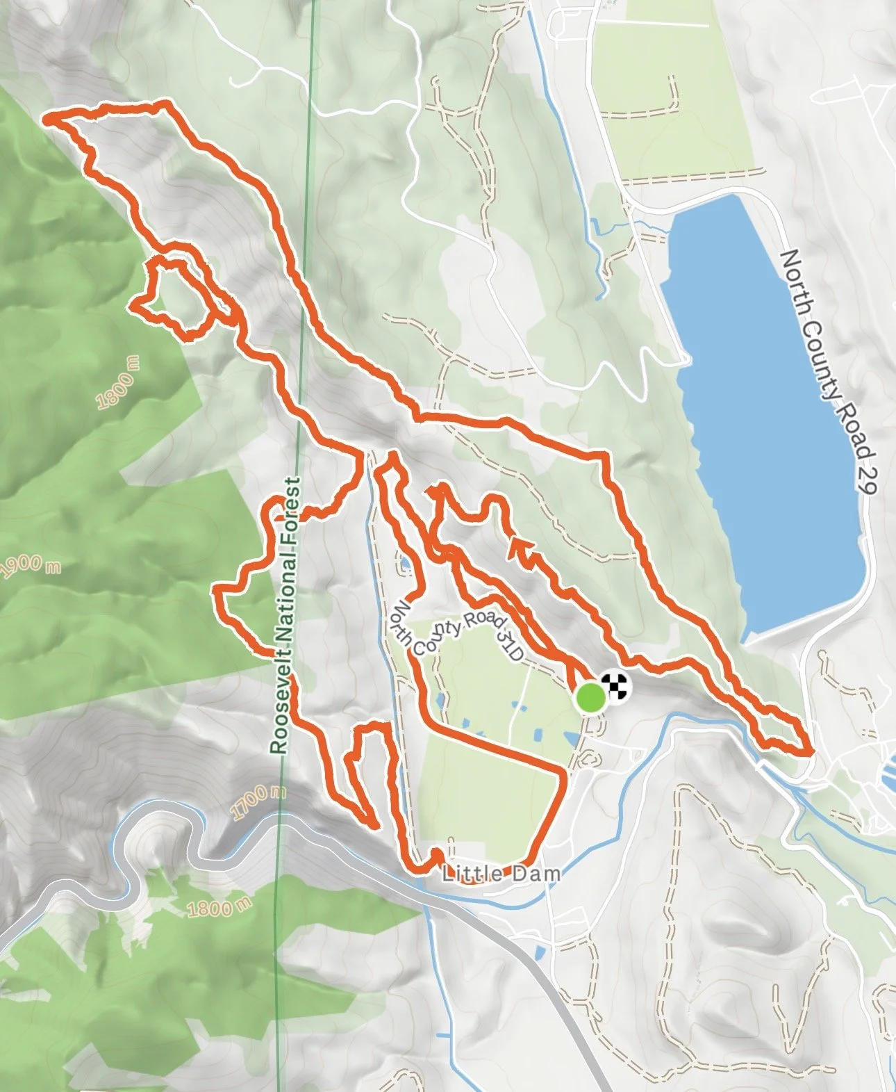 Heavy 15K Course Map