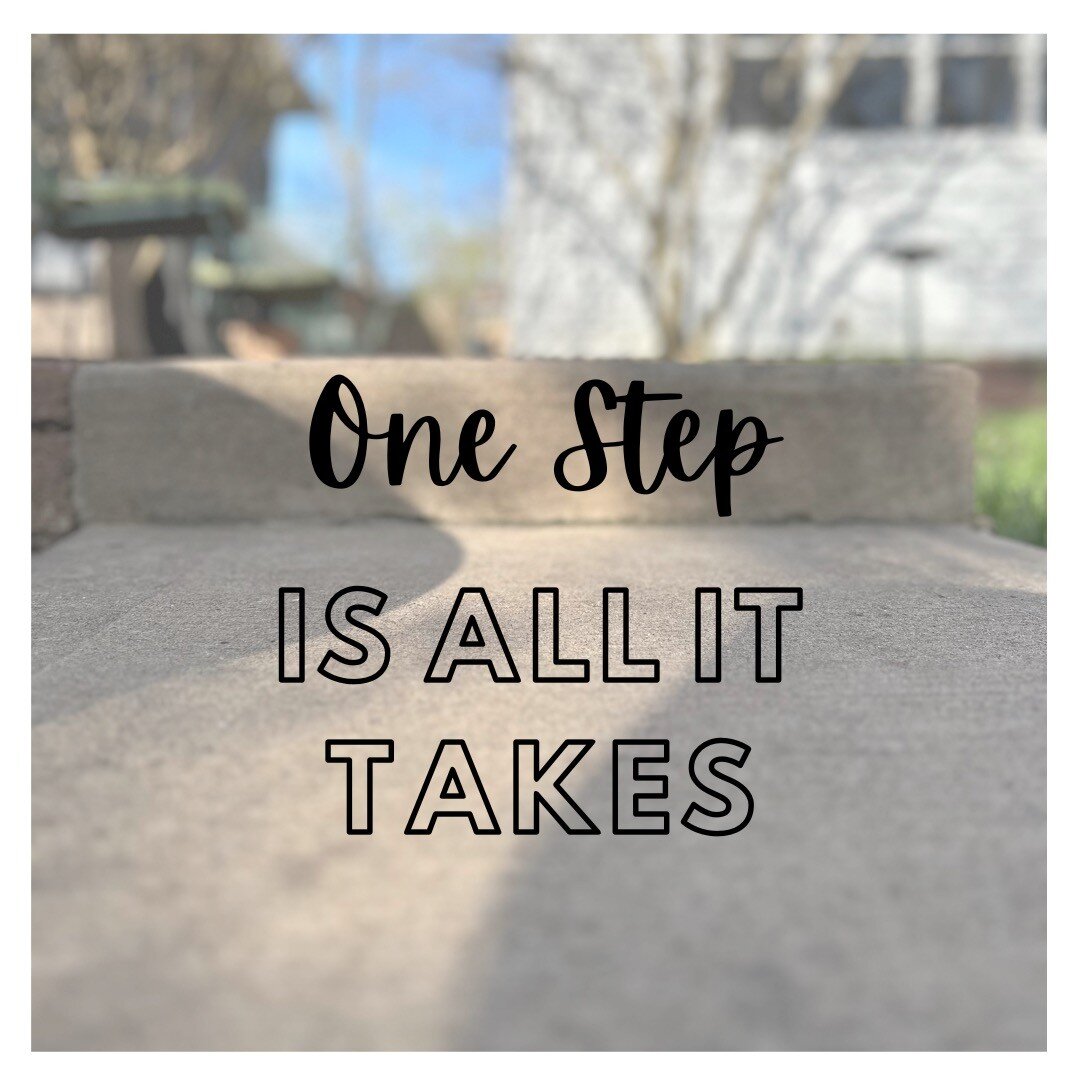ONE STEP. 

The biggest thing that has kept me going as I workout in this postpartum stage is ROUTINE.

You know what is really hard to do with a toddler and 2 month old? Getting into a routine.

But not Impossible!

If you are transitioning back int