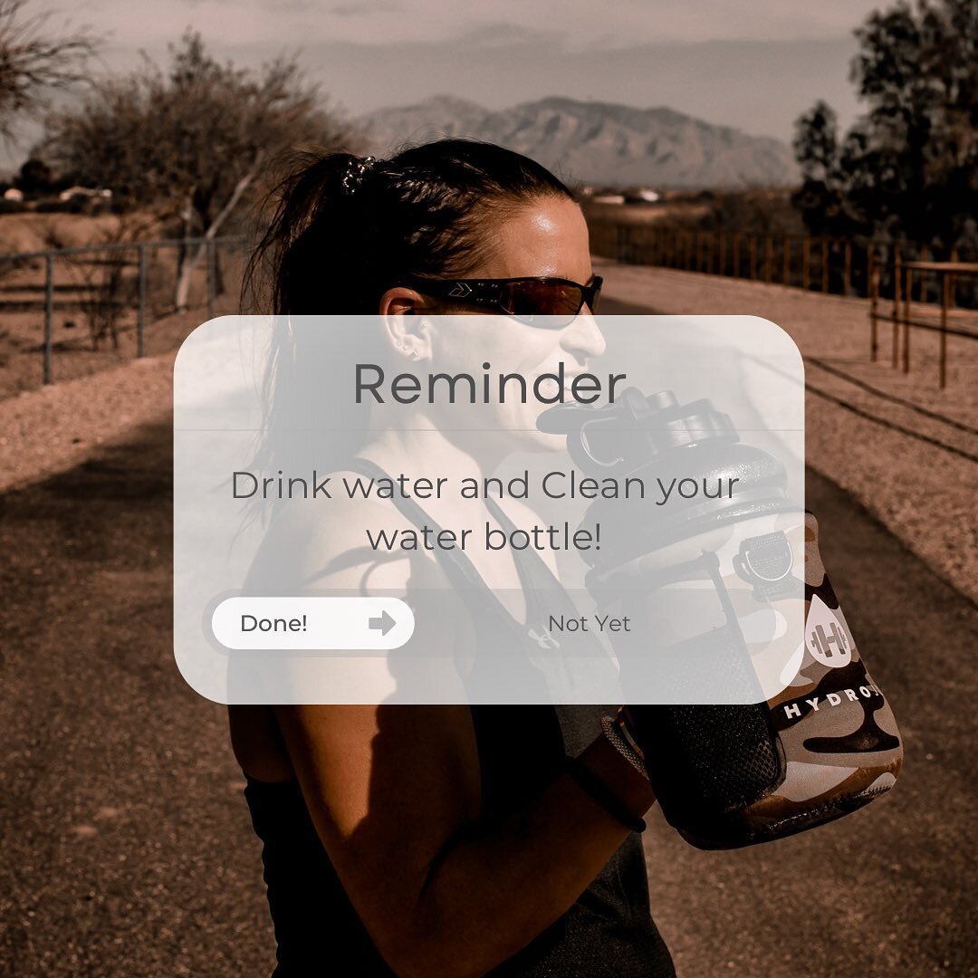 END OF THE WEEK REMINDER:

Drink your water! 

Benefits of Good Hydration:
- Better digestion 
- Keeps that brain fog away
- Positive Mood
- Maintains a healthy appetite 
- Keeps you lookin&rsquo; fresh (healthy skin!)

Oh, and clean out that water b