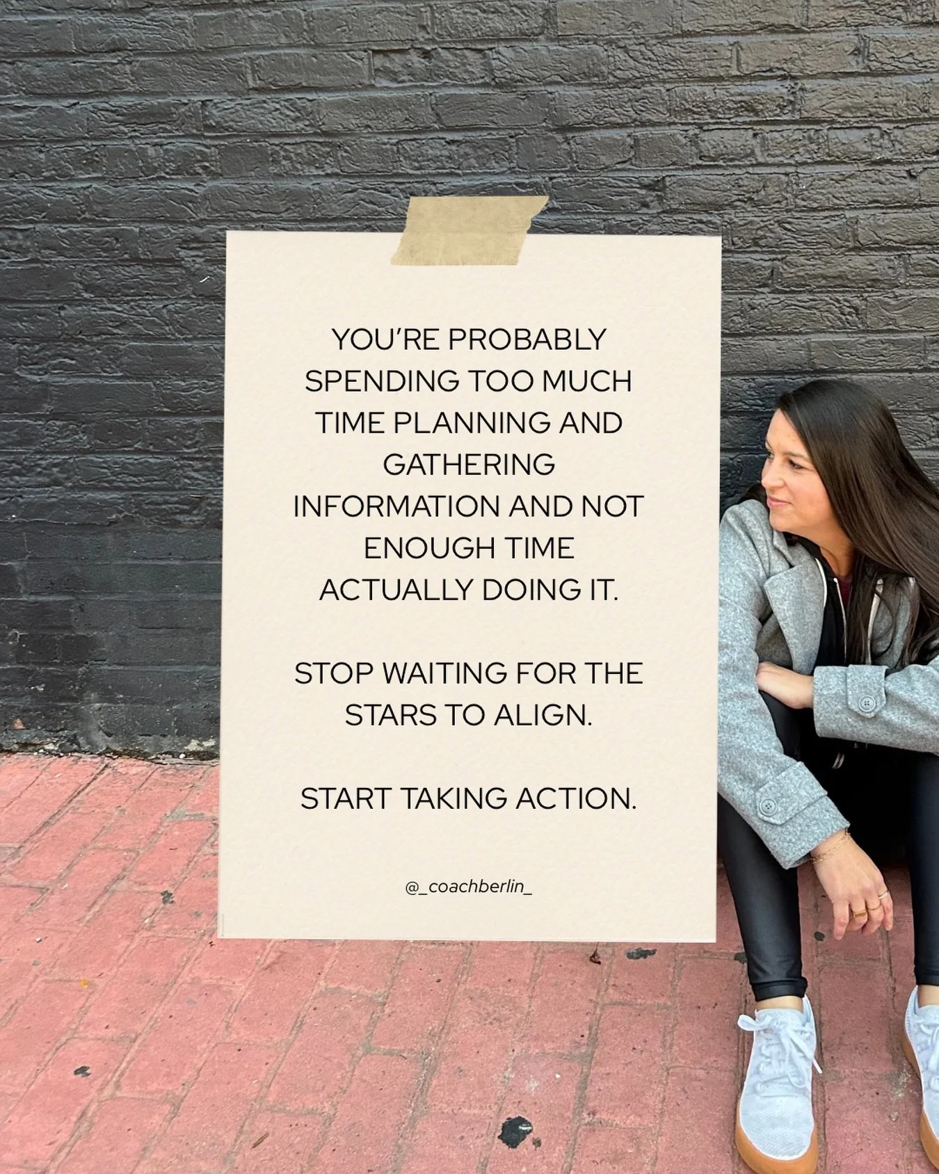 Sometimes we get stuck in the planning phase.

You&rsquo;re figuring out what needs to be done, planning out your steps, prepping celebrations for things you haven&rsquo;t accomplished yet&hellip;

So caught up in the process you forget to take actio