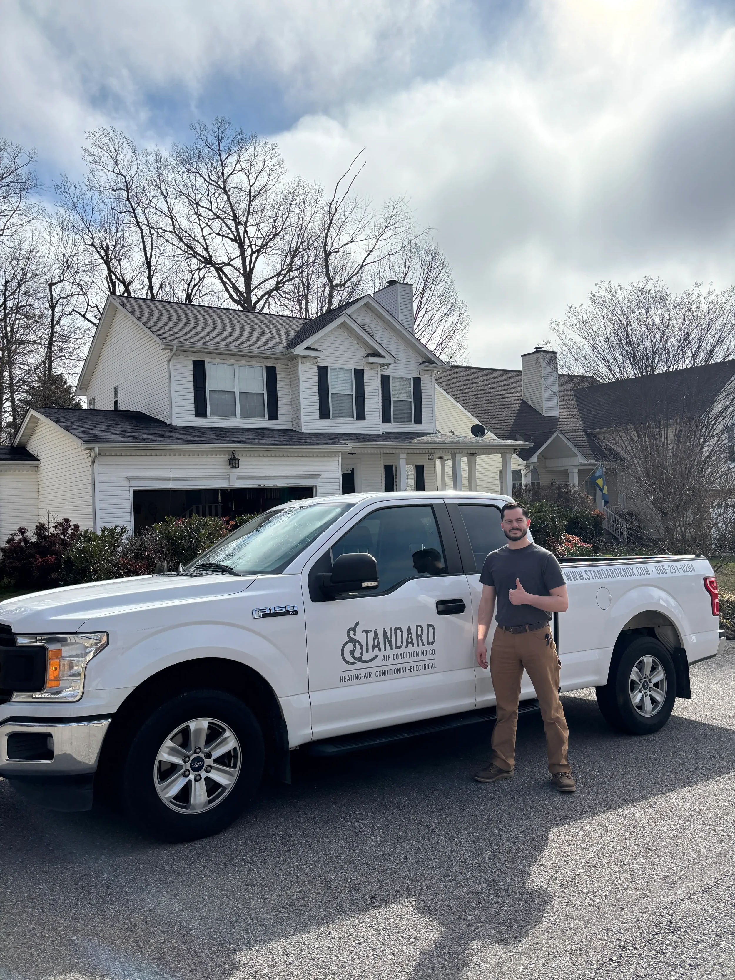Standard AC technician and work truck