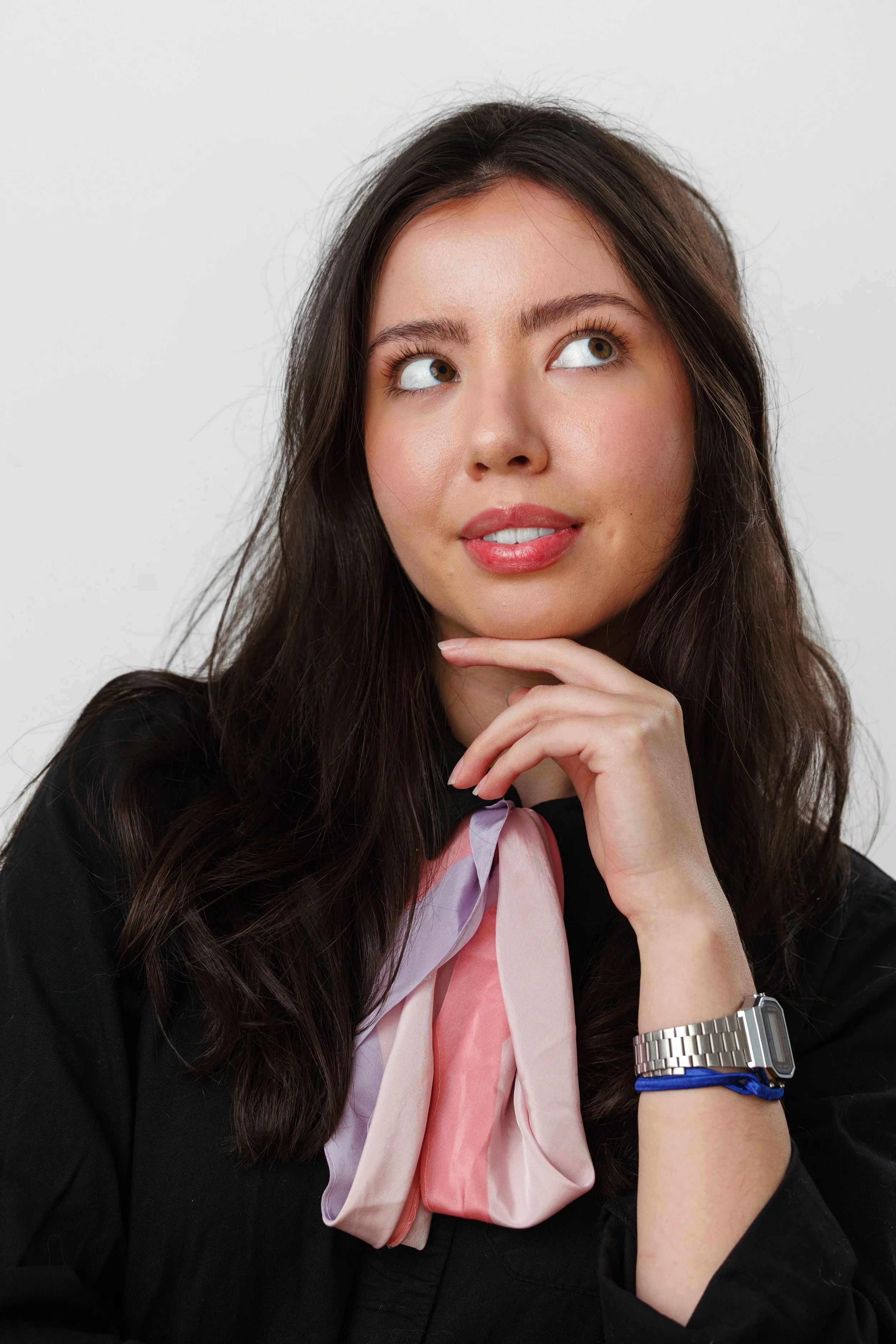 A headshot photographed in an office in new york