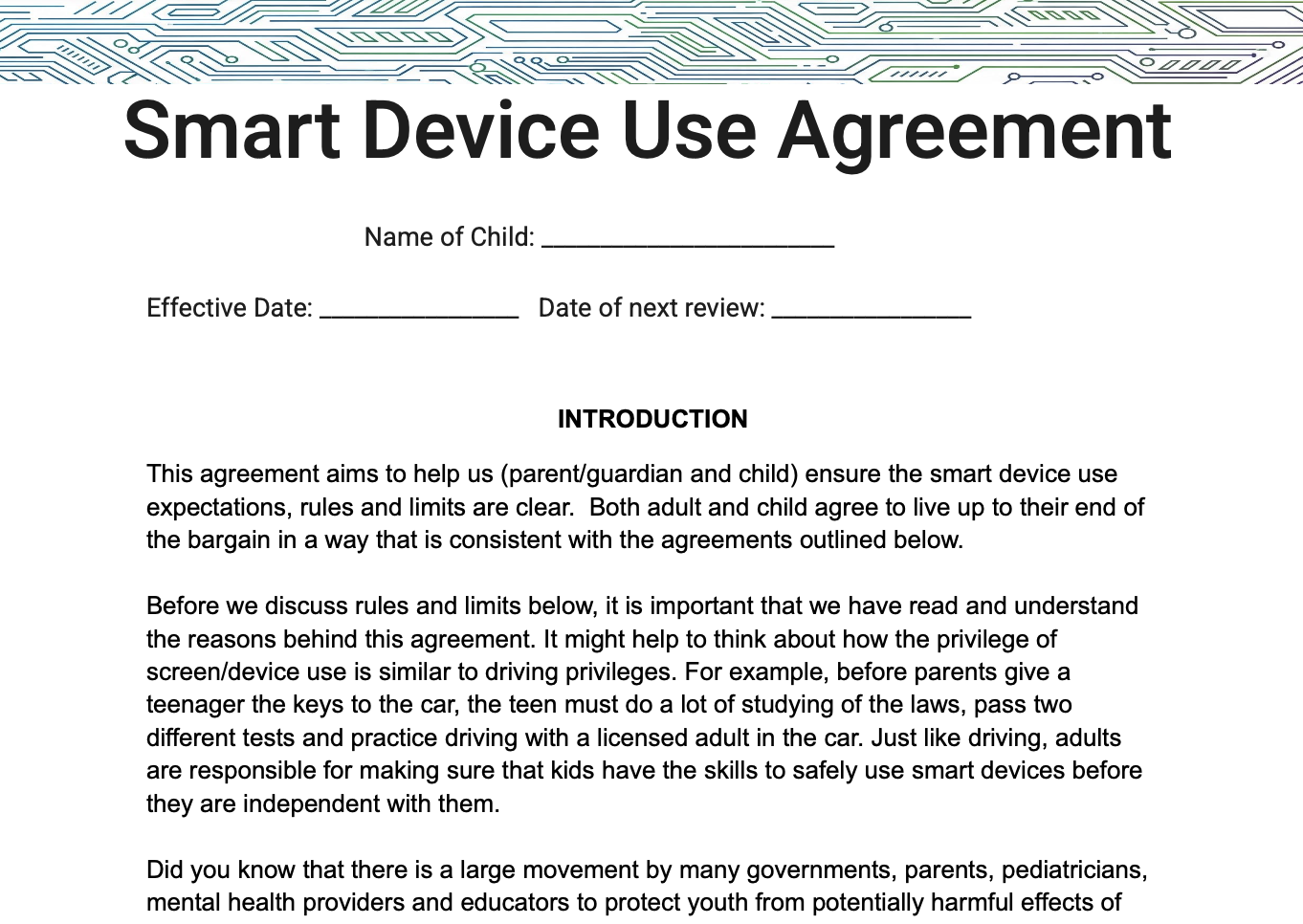 Smart Device Contract