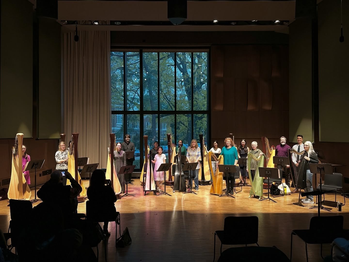 MSU Harp Day &ndash; November 1, 2025
@msuharpstudio @musicmsu 
Thank you to all who participated in this year&rsquo;s edition of Harp Day! We had an incredible time assembling an ensemble of 15 (!!) harps and celebrating our community of Michigan ha