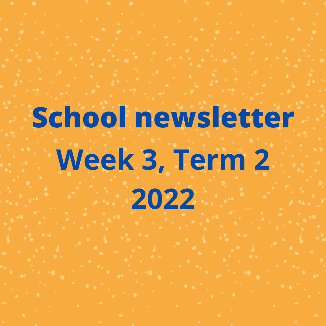 School Newsletter Week 3 Term 2