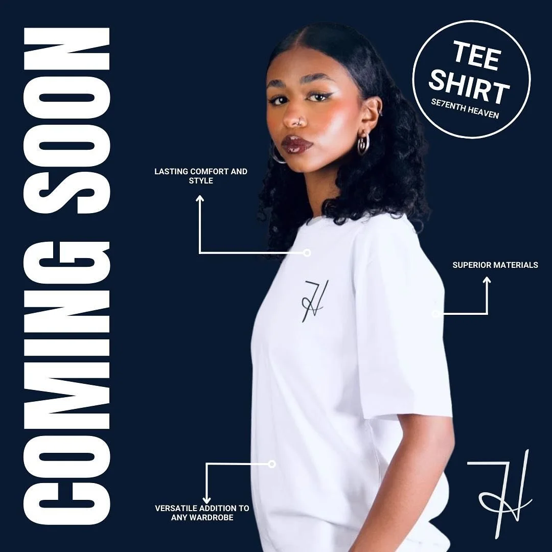 OUR FIRST COLLECTION OF TEE SHIRTS COMING SOON. 
 
#SE7ENTHHEAVEN

**/11/2024

STAY TUNED&hellip;