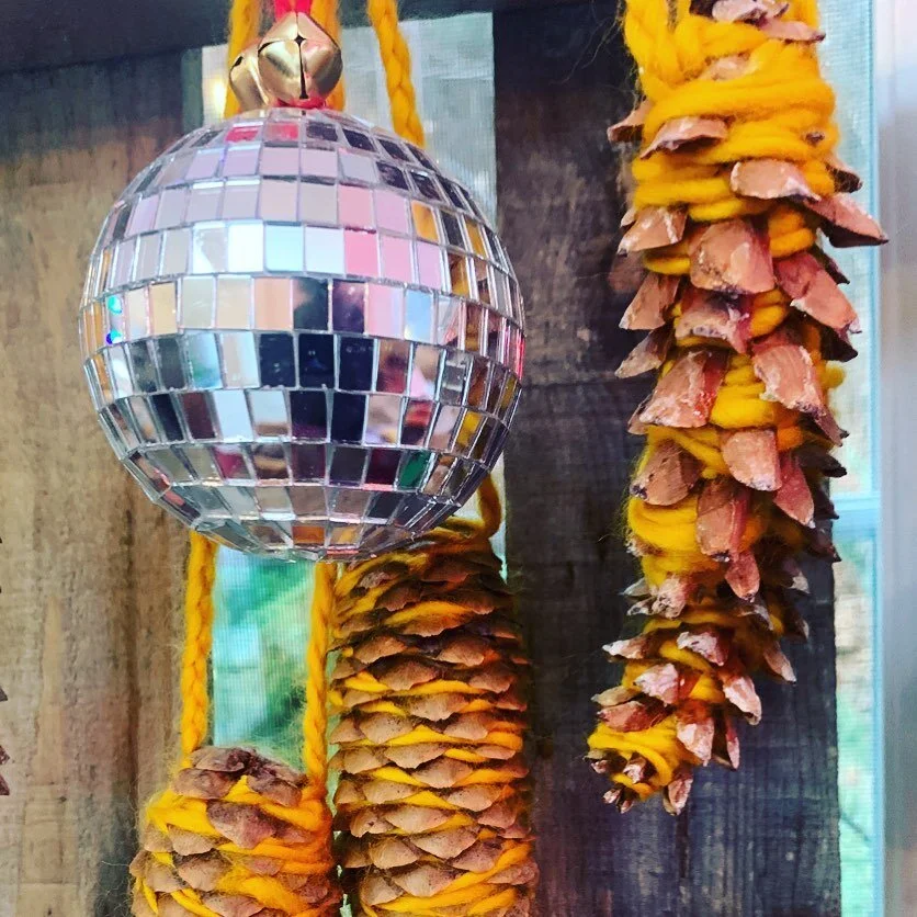 Disco ornaments to go along with your beautiful Maine grown tree?

Open today and all weekend.