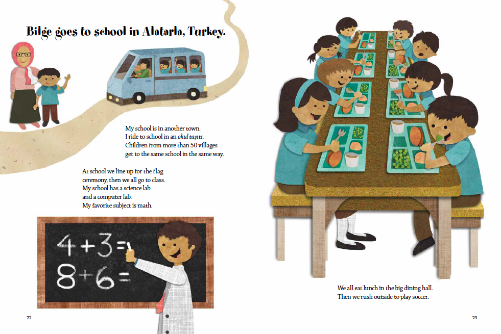 I used Turkey to show how children there go to school in Schooldays Around TheWorld.