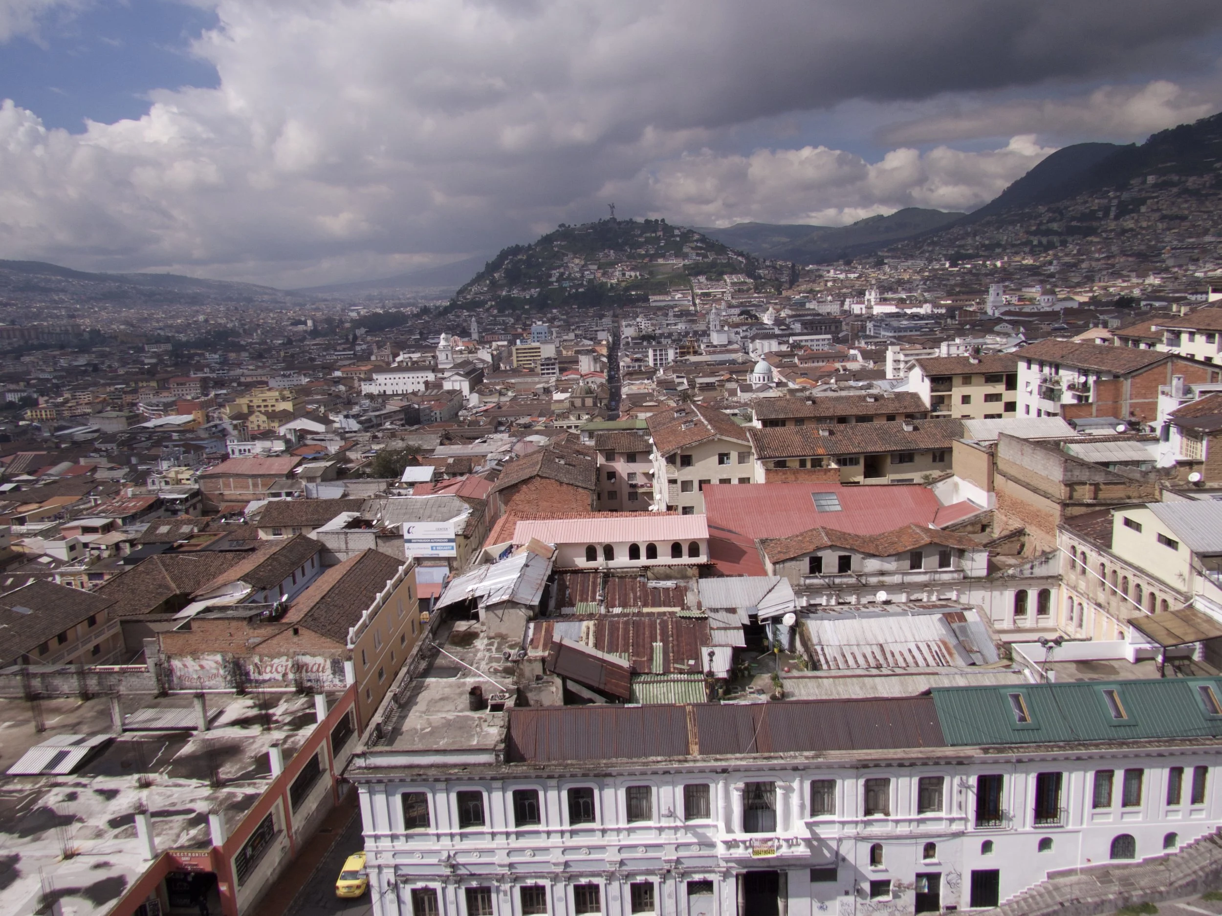 On The Equator in Quito, Ecuador