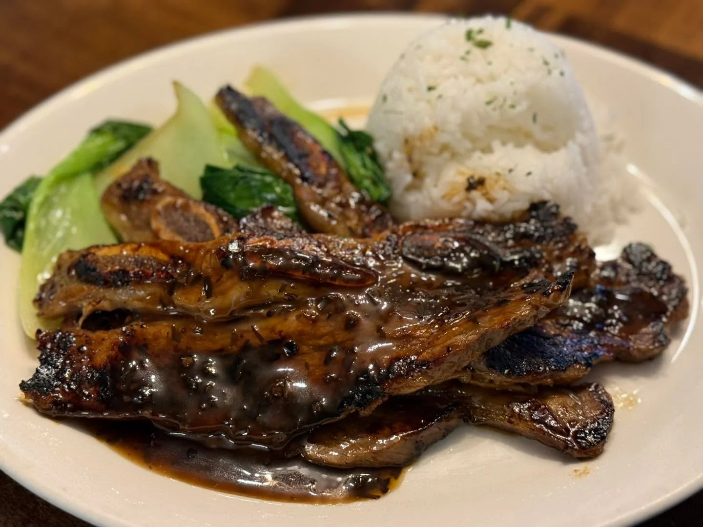 Khuyen, our Executive chef came out of retirement to make Ed&rsquo;s Favorite Fusion Beef Short Ribs! 

Available 11-2 pm or while supplies lasts!
