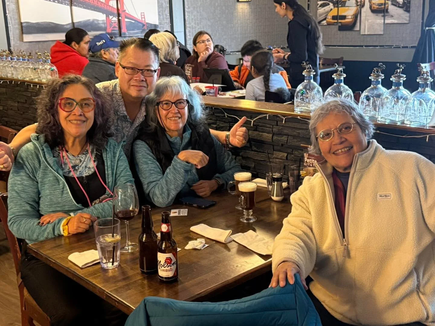 Guest Highlight Corner!  These lovely ladies are visiting us from Mexico City!  Today is the sir 4th day in Yellowknife and 4th day dining with us.  Their flight is leaving at 5:30 pm tomorrow night and they have already made reservations with us for