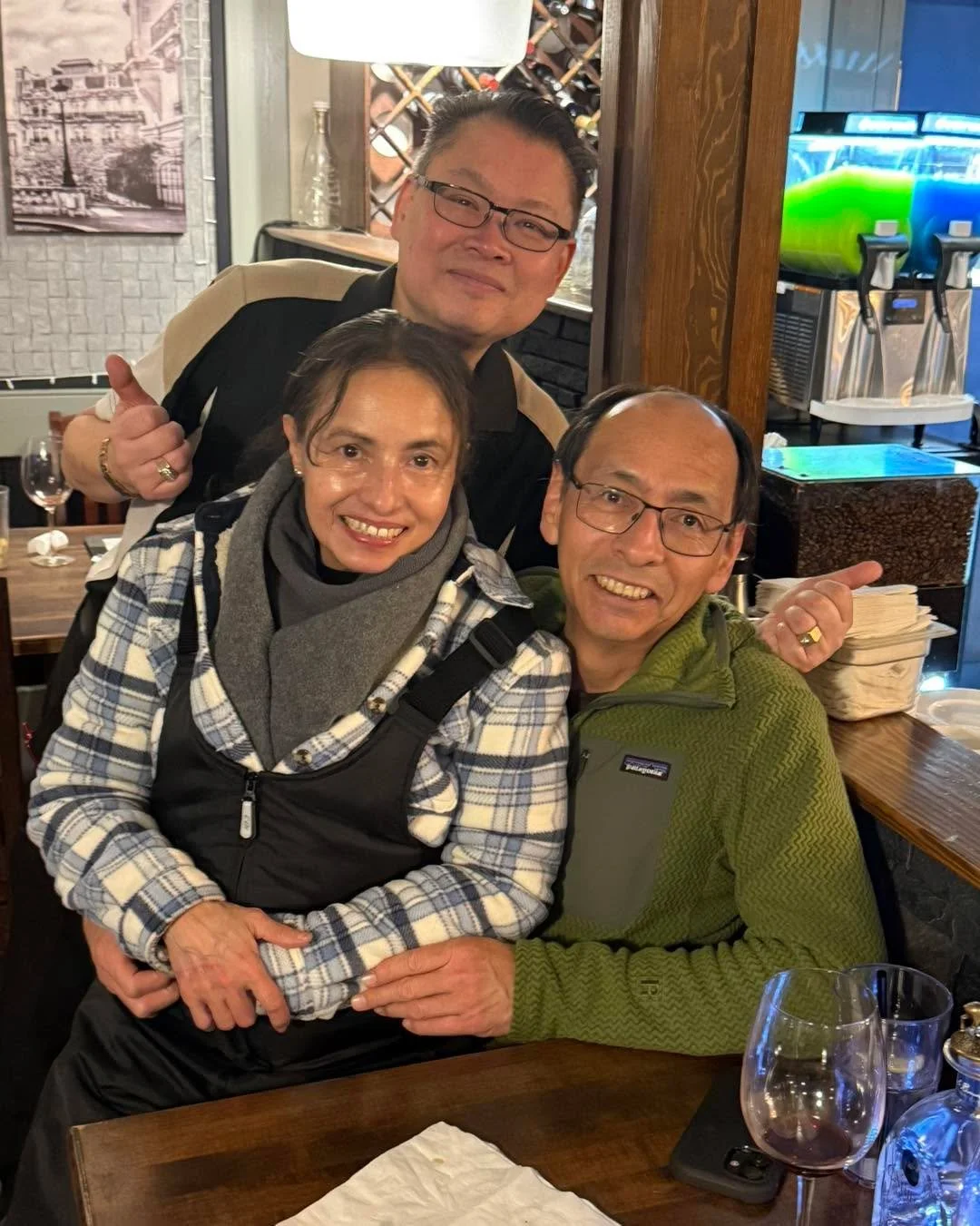 Guest Highlight Corner!  This awesome couple from Arizona came for supper 3 nights in a row!  Have a safe trip back home and thanks for making Coyotes a part of your Northern Lights Trip!