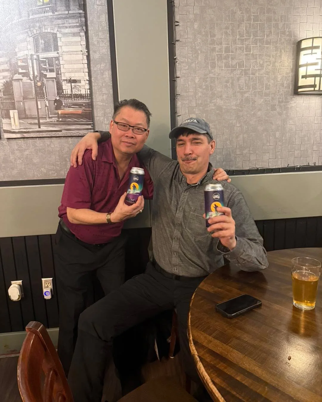 Our new Coyotes Pilsner &ldquo;Howl of a good Beer&rdquo; Spokesman!