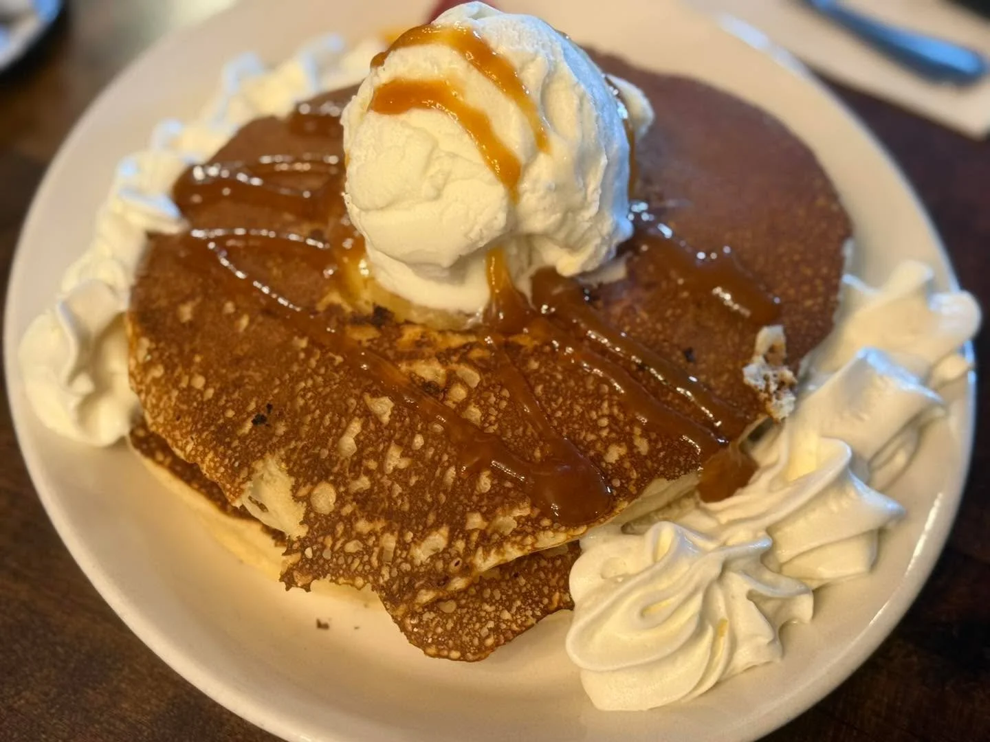 Happy Weekend Yellowknife! 

We have for you this weekend a Pineapple Upside down pancake supreme with ice cream and Warmed Caramel! 

Available Saturday and Sunday 11-2 pm. 

Want something savoury?  Don&rsquo;t forget about of $18 Steak and Eggs!!