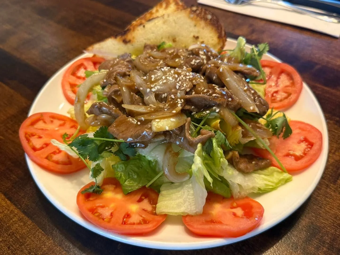 Chef Khuyen is in the house today and prepared Ed&rsquo;s favorite Beef Salad! 

Don&rsquo;t miss out!  Come enjoy and taste what Ed loves.