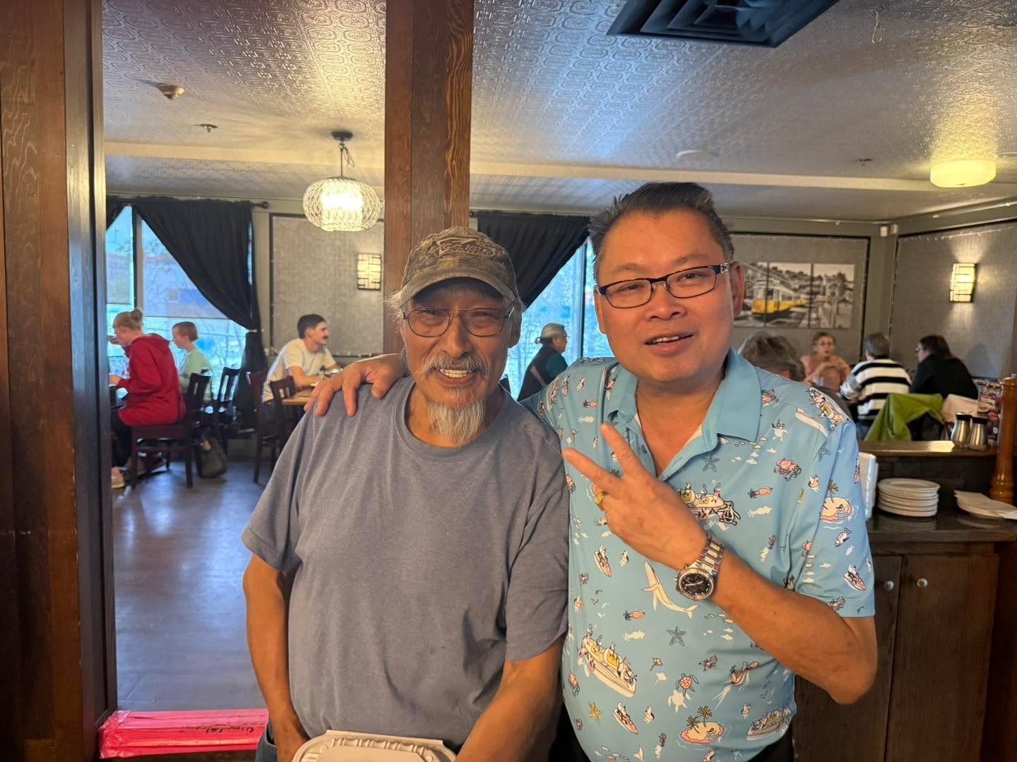 My friend Joe from Kugluktuk came to visit me!!!