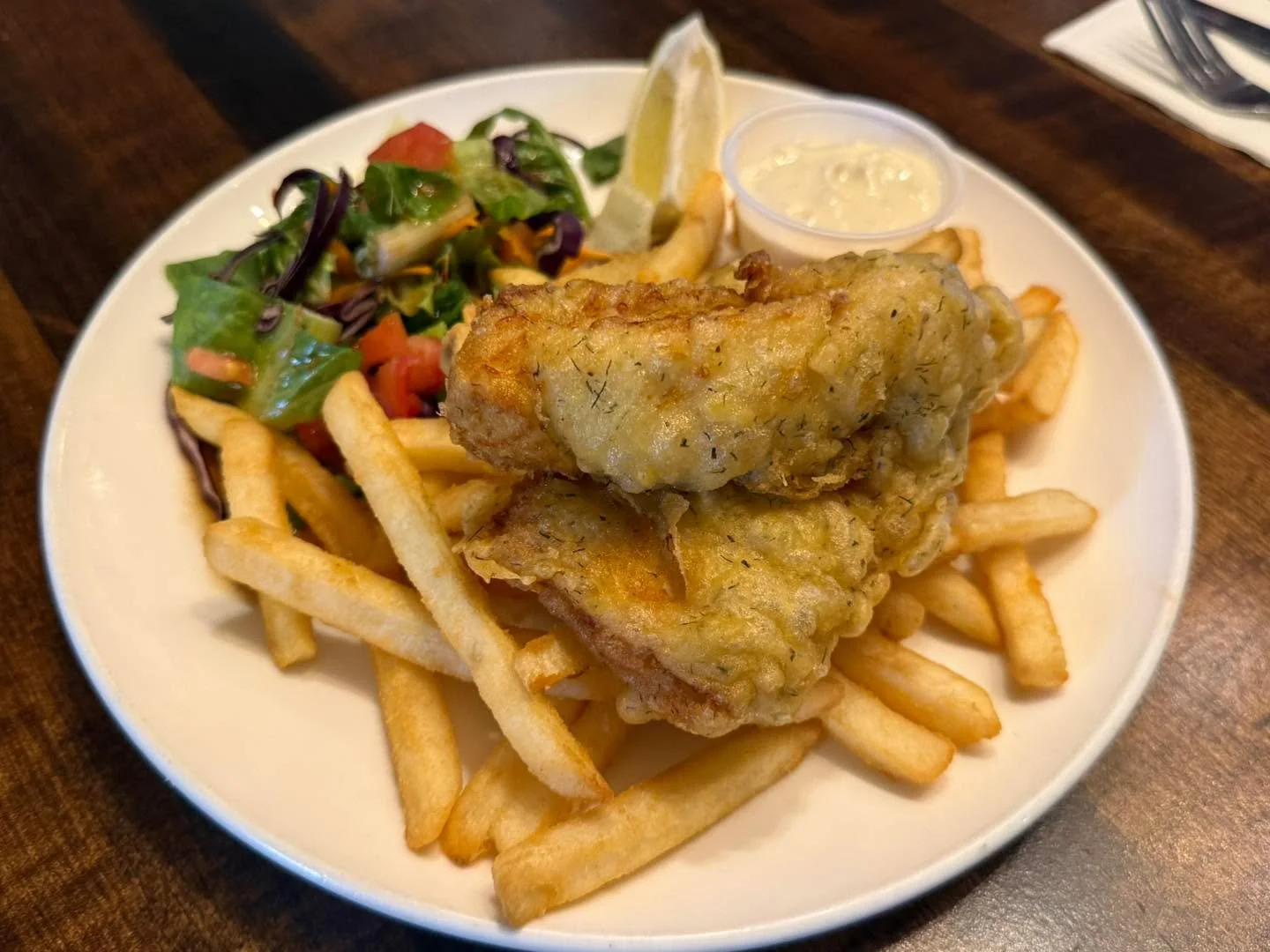 Beer Battered Northern Pike! 

Featured this lunch hour!!