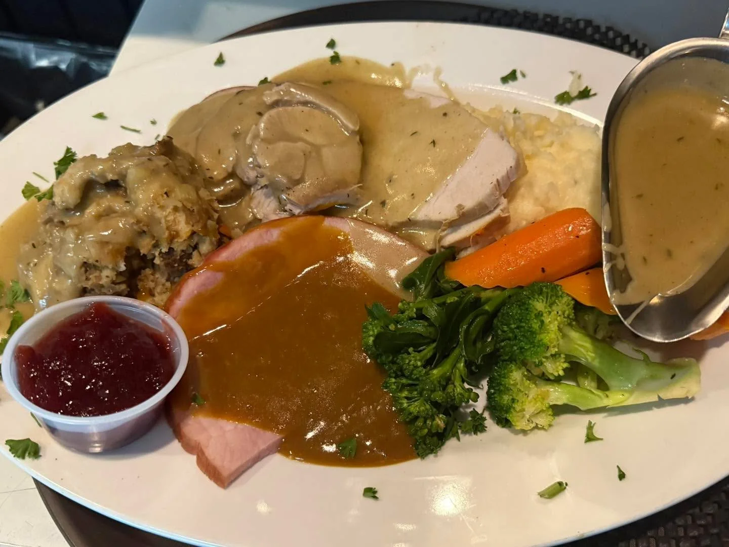Happy Thanksgiving.  We are full tonight but still have limited seating tomorrow.