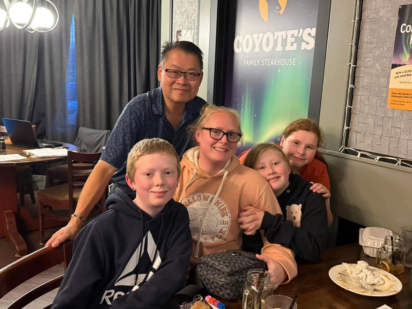 That&rsquo;s for all the memories!  Thanks for choosing to visit us for your last supper in Yellowknife!  Safe travels and may Nova Scotia be wonderful to you!