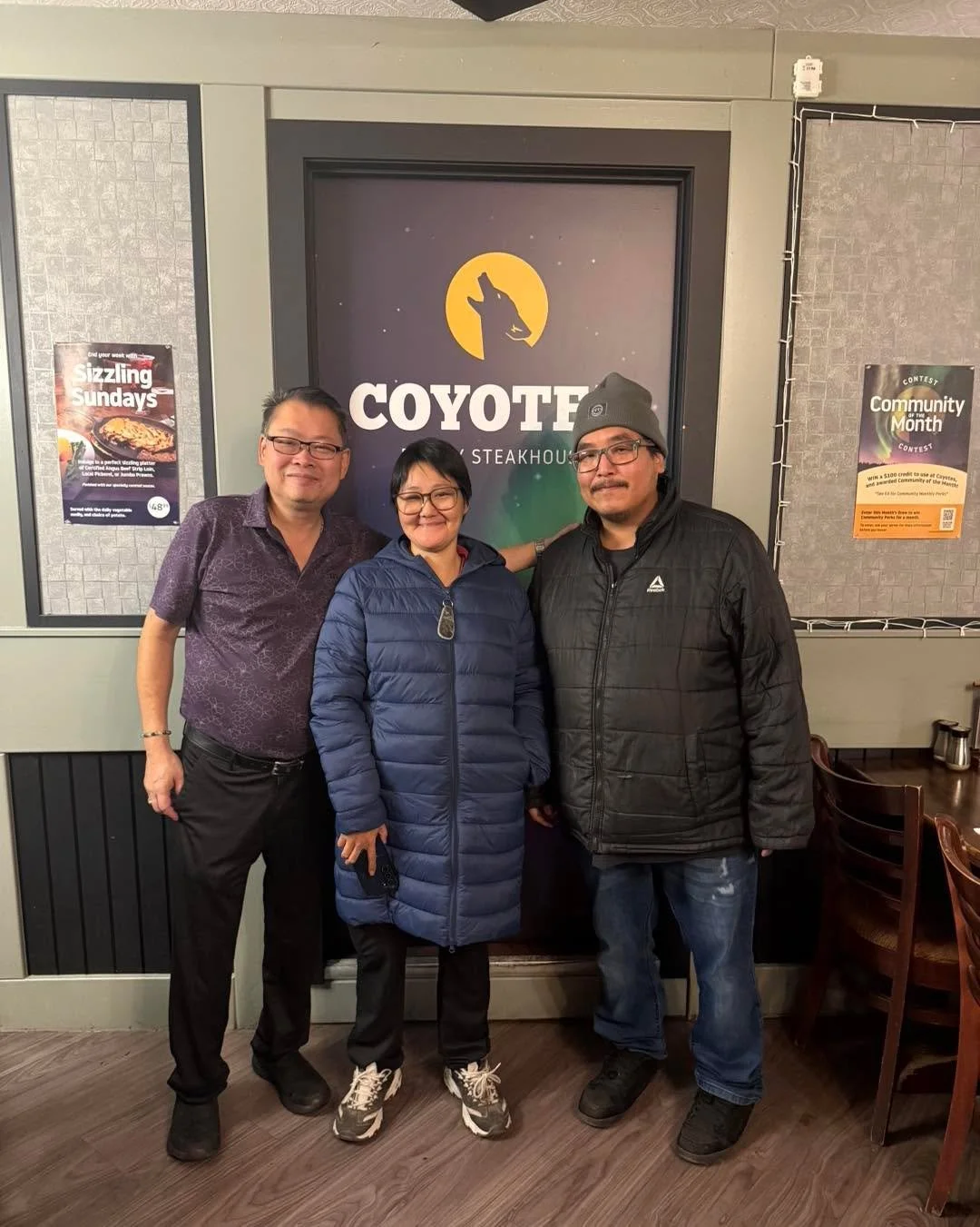 Guests from Kugluktuk came for their VIP treatment for Community of the month!