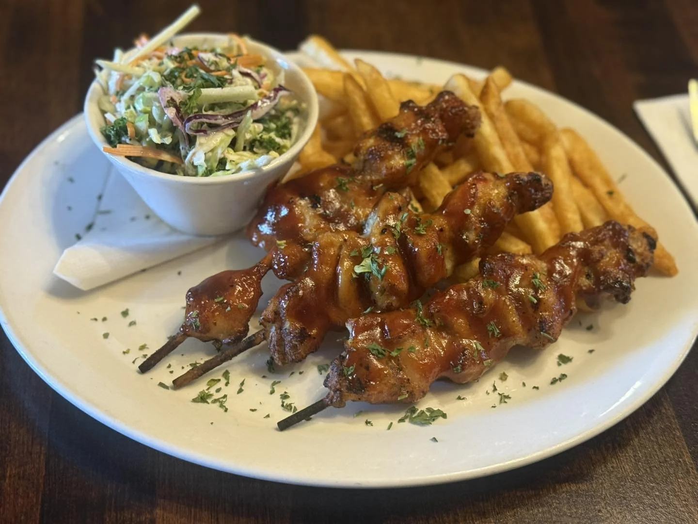Lunch Special - Sticky Pork Skewers