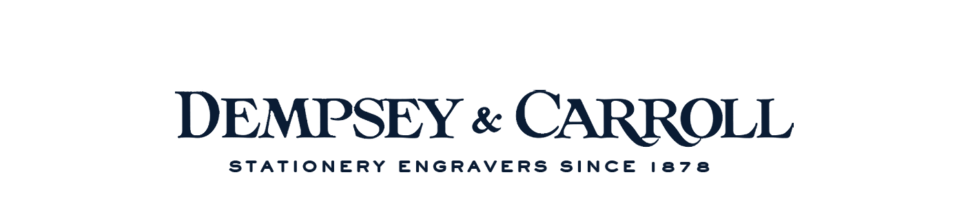 Brand Collaborations: Dempsey & Carroll Stationary Engravers