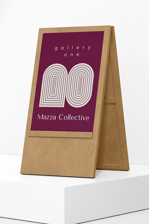 Event Signage for Mazza Showcase