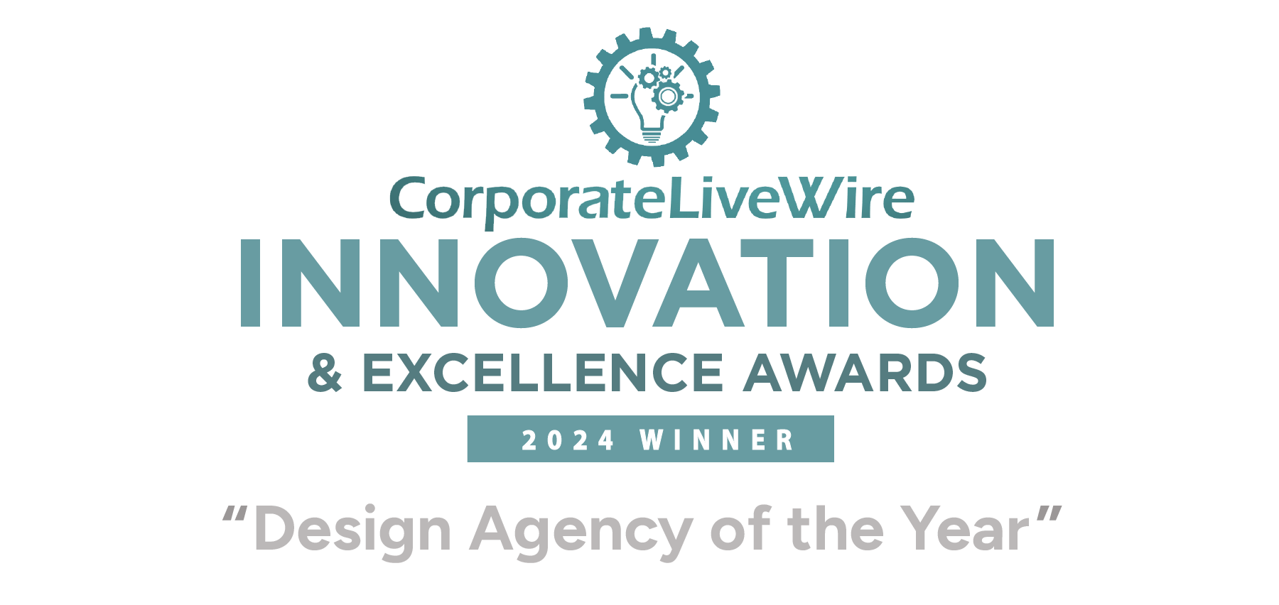 Corporate LiveWire, Innovation & Excellence Awards 2024, naming Infinite the Design Agency of the Year.