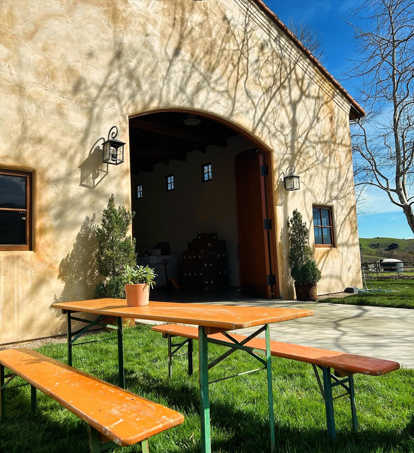 Embracing the allure of our barn amidst the breathtaking beauty of Santa Rita Hills. ✨#VineyardVibes #Slay