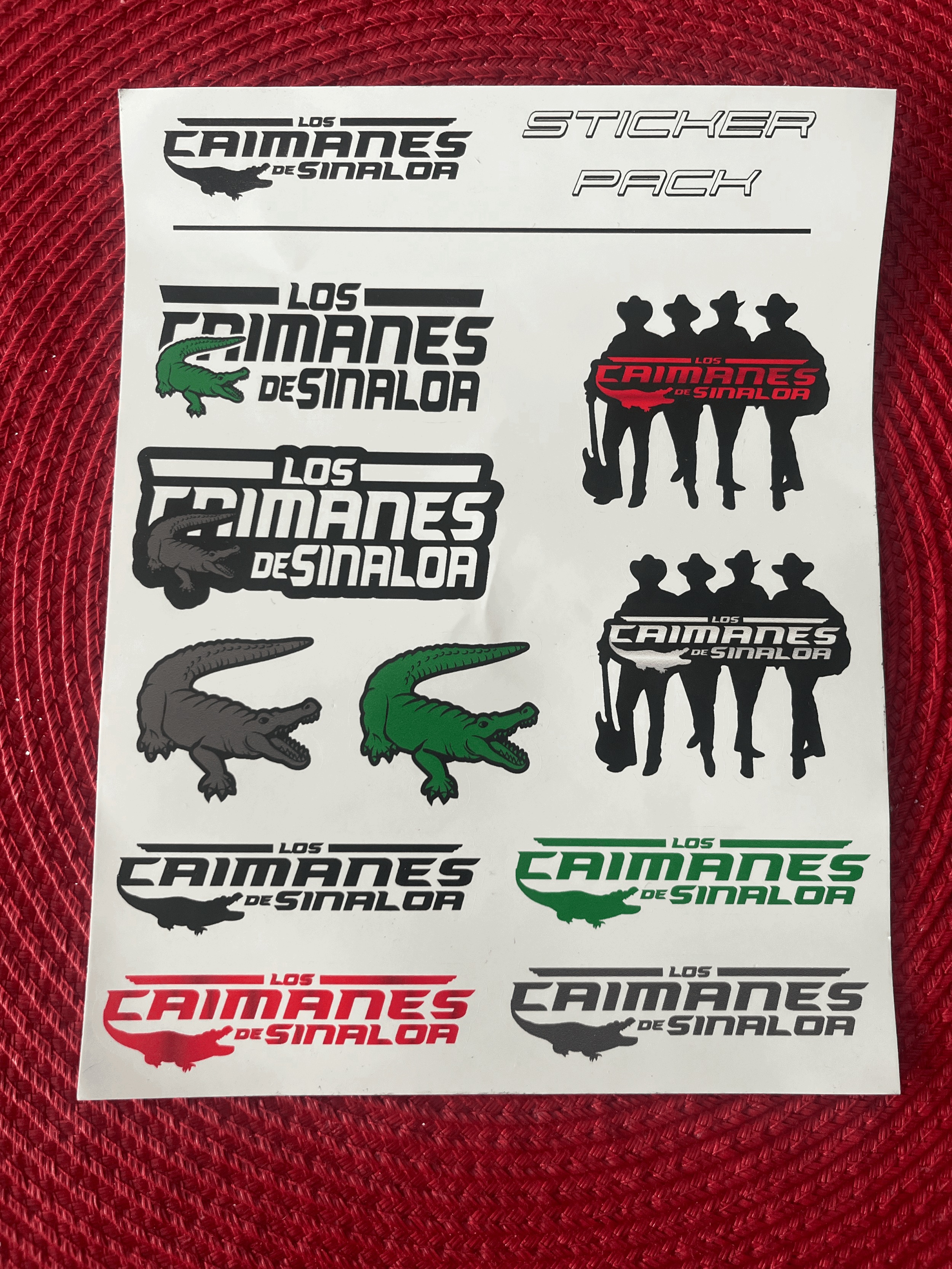 Los Caimanes De Sinaloa Sticker Pack